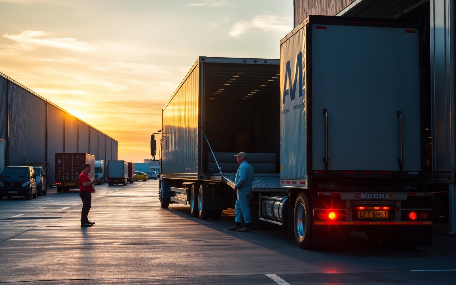 Freight loading dock